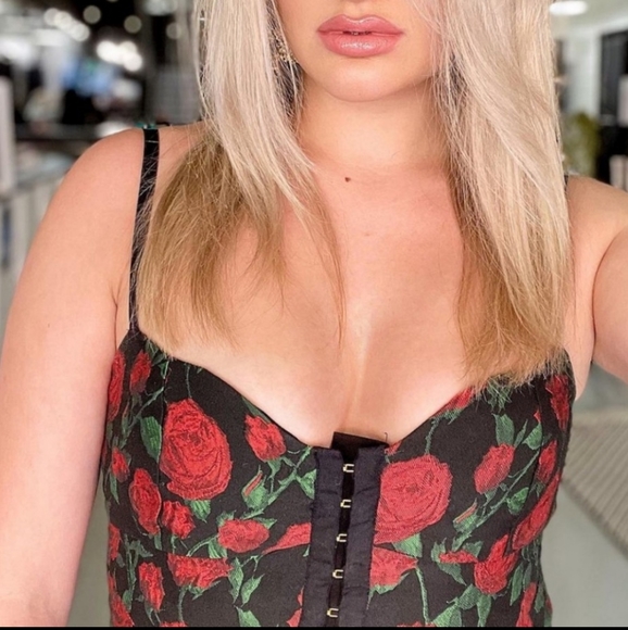 For Love and Lemons Rose Corset Top - Picture 2 of 13